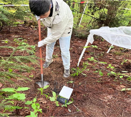 男人站在草地上低可信度描述已自动生成