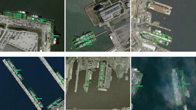 遥感图像中基于多任务学习和多区域特征融合的任意方向舰船检测